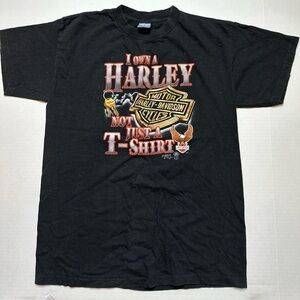 New Vintage 1988 Harley Davidson 3D Emblem Size Large Men’s TShirt Single Stitch